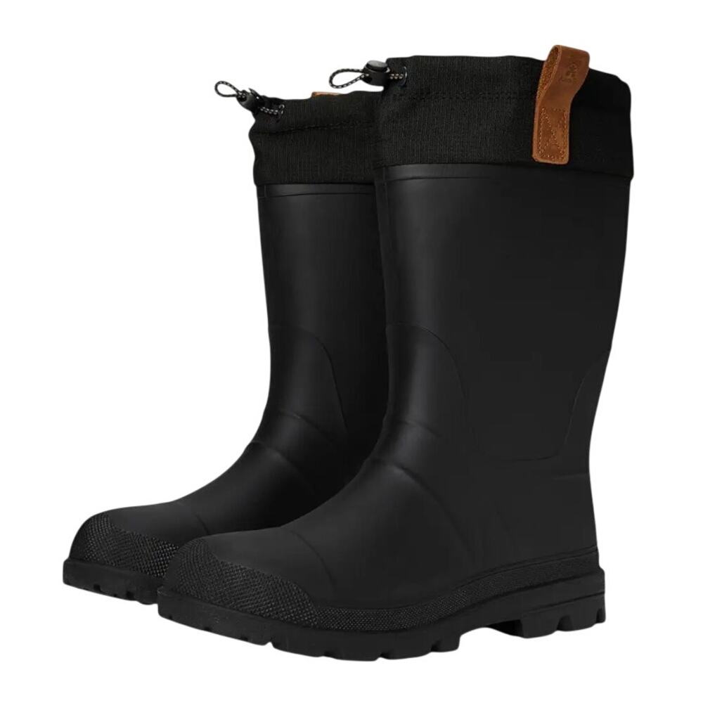 Kamik Mens Tundra Winter Boots US 8 M EU 41 Black Waterproof Mid-Calf NIB